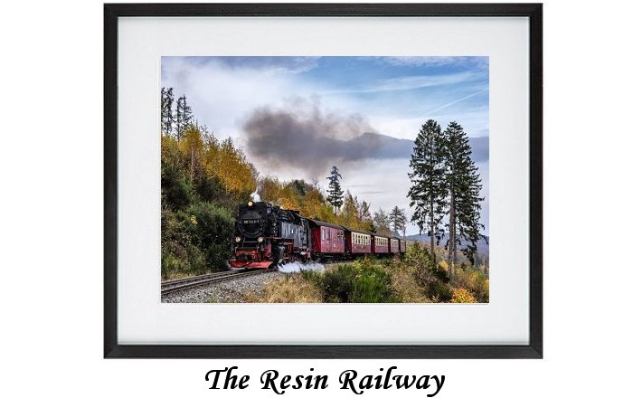 The Resin Railway Framed Print